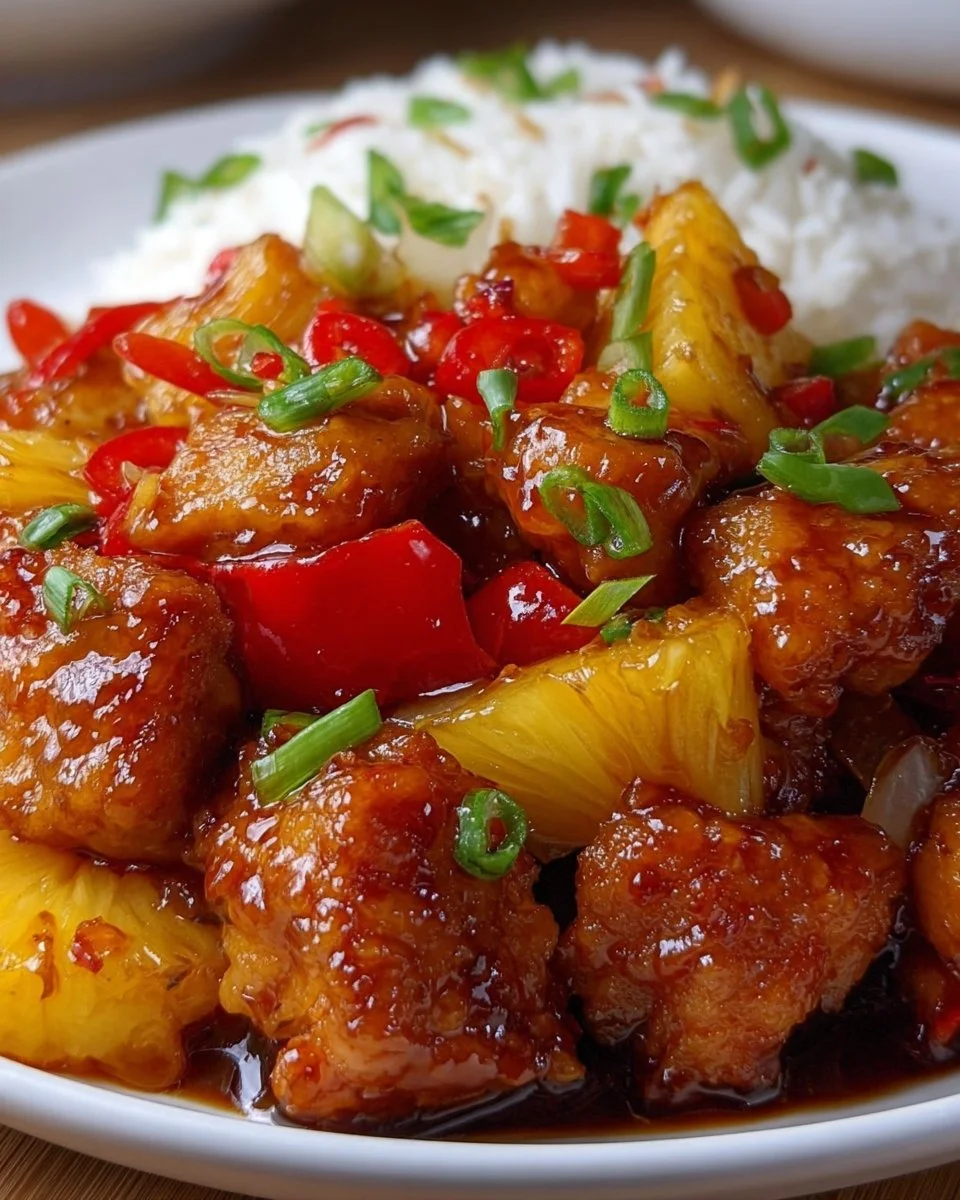 Slow Cook Pineapple Chicken