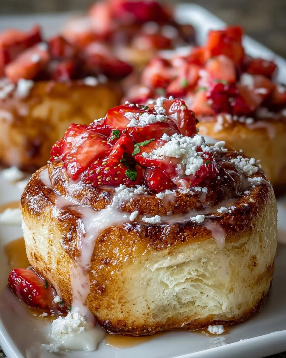 Strawberry Cinnamon Rolls